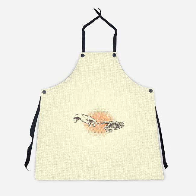 First Contact-Unisex-Kitchen-Apron-glitchygorilla