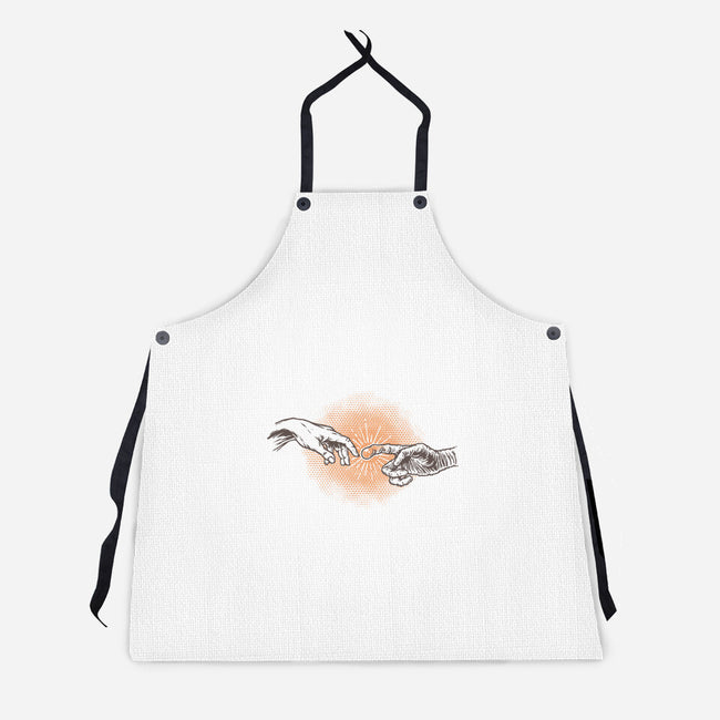 First Contact-Unisex-Kitchen-Apron-glitchygorilla