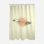 First Contact-None-Polyester-Shower Curtain-glitchygorilla