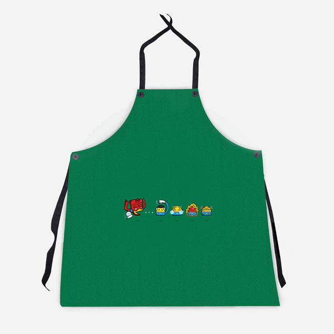 Pac-Tastic Four-Unisex-Kitchen-Apron-krisren28
