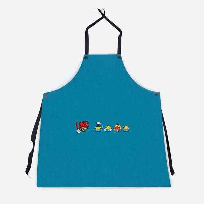 Pac-Tastic Four-Unisex-Kitchen-Apron-krisren28