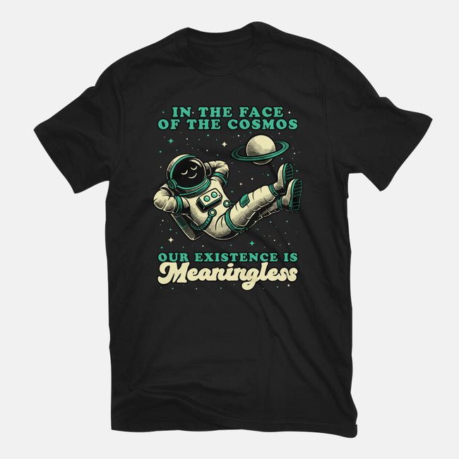 Existential Crisis Astronaut-Mens-Basic-Tee-Studio Mootant