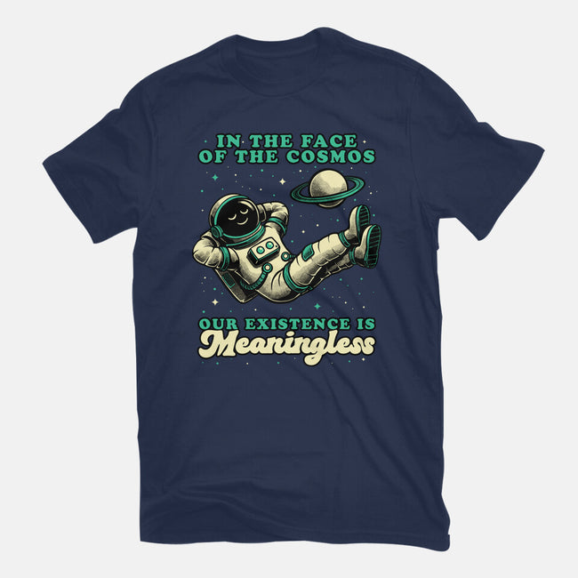 Existential Crisis Astronaut-Mens-Basic-Tee-Studio Mootant