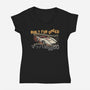 Built For Speed-Womens-V-Neck-Tee-glitchygorilla