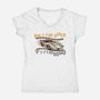 Built For Speed-Womens-V-Neck-Tee-glitchygorilla