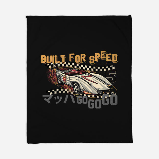 Built For Speed-None-Fleece-Blanket-glitchygorilla