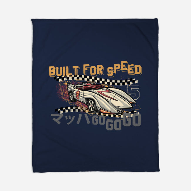 Built For Speed-None-Fleece-Blanket-glitchygorilla