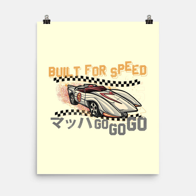 Built For Speed-None-Matte-Poster-glitchygorilla