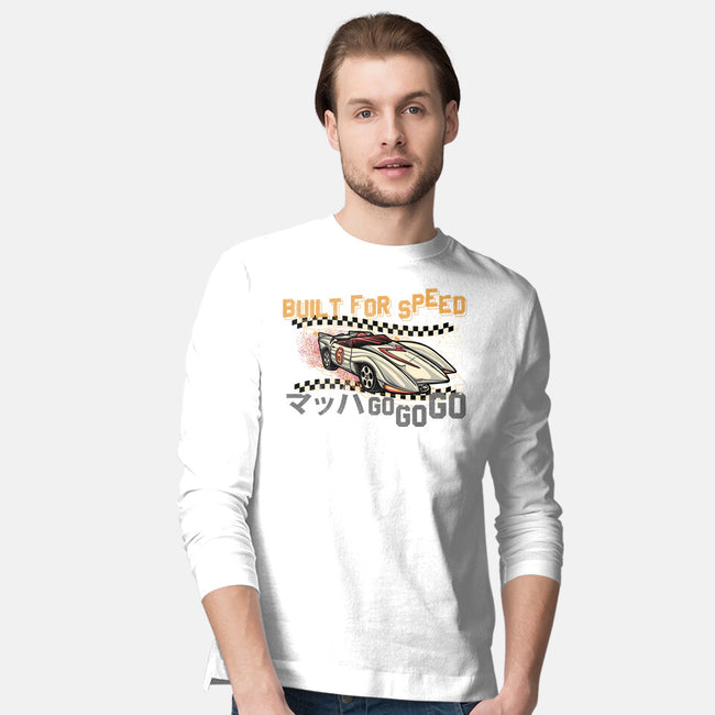 Built For Speed-Mens-Long Sleeved-Tee-glitchygorilla