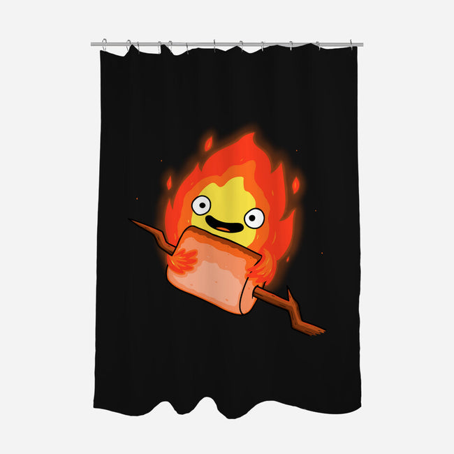 Camp Demon-None-Polyester-Shower Curtain-Raffiti