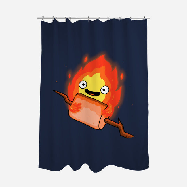 Camp Demon-None-Polyester-Shower Curtain-Raffiti