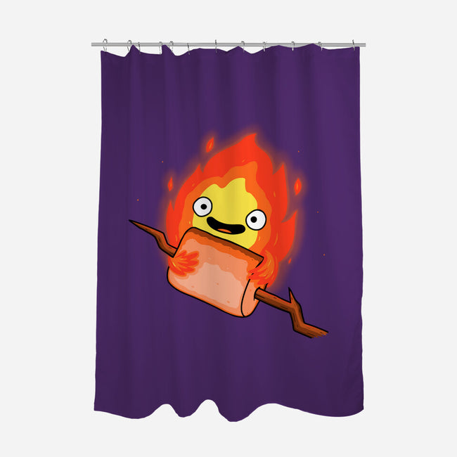 Camp Demon-None-Polyester-Shower Curtain-Raffiti