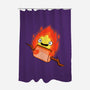 Camp Demon-None-Polyester-Shower Curtain-Raffiti