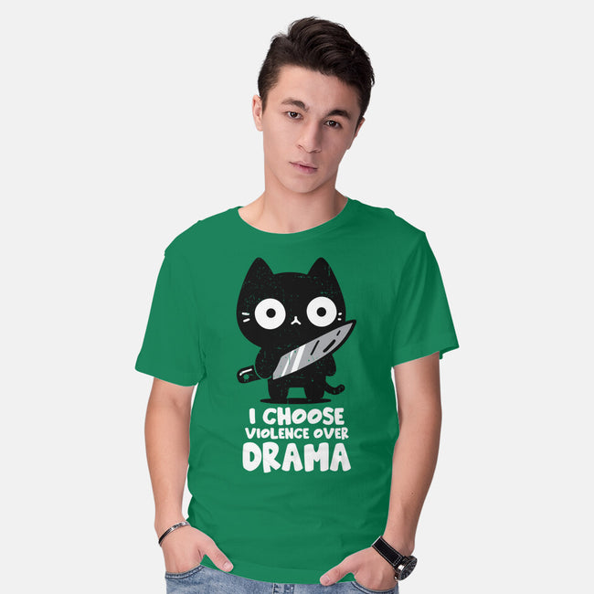 Violence Over Drama-Mens-Basic-Tee-turborat14