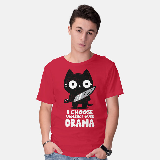 Violence Over Drama-Mens-Basic-Tee-turborat14