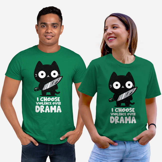 Violence Over Drama-Unisex-Basic-Tee-turborat14