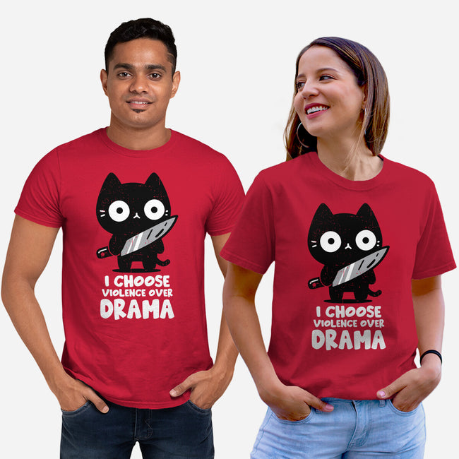 Violence Over Drama-Unisex-Basic-Tee-turborat14