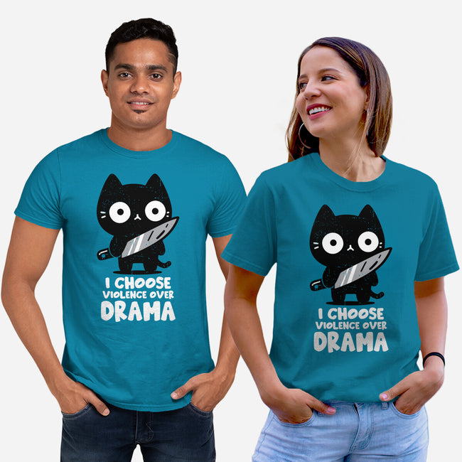 Violence Over Drama-Unisex-Basic-Tee-turborat14