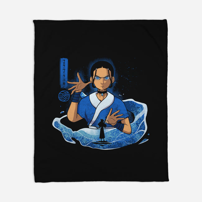The Master Waterbender-None-Fleece-Blanket-grevalra