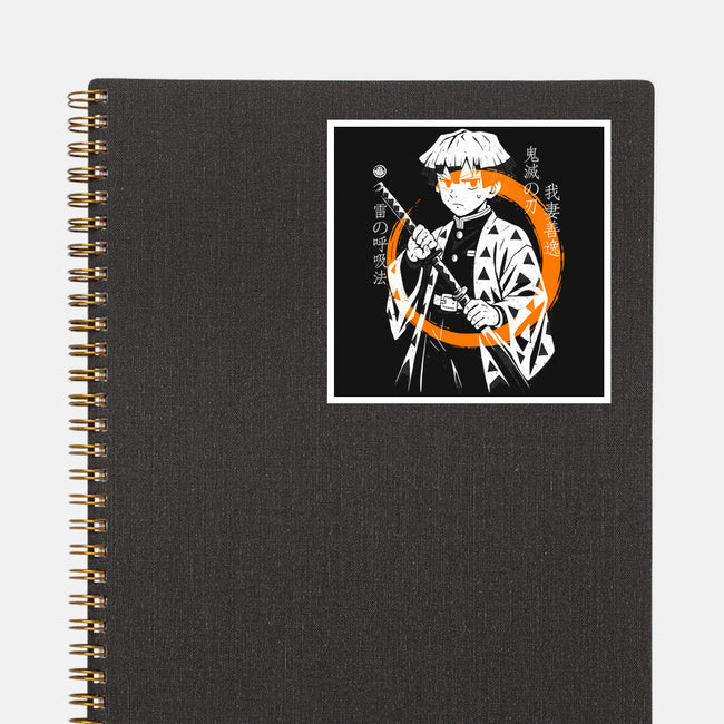 Thunder Breath Ninja-None-Glossy-Sticker-Eoli Studio