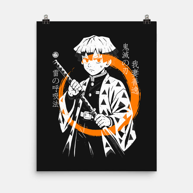 Thunder Breath Ninja-None-Matte-Poster-Eoli Studio