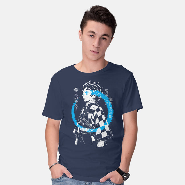 Water Breath Ninja-Mens-Basic-Tee-Eoli Studio