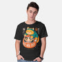 Neko Daruma Hug-Mens-Basic-Tee-Eoli Studio