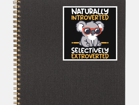 Koala Selectively Extroverted