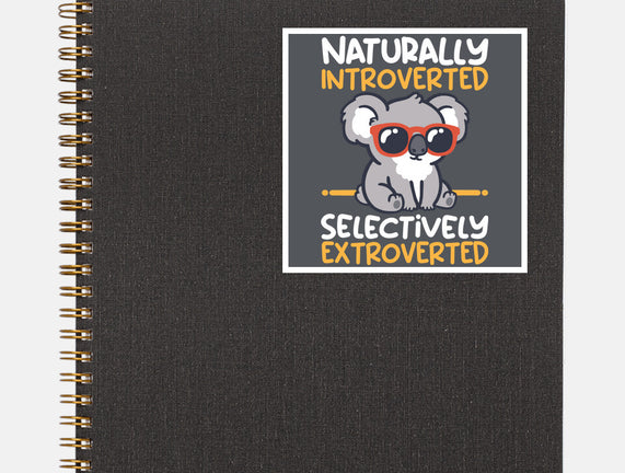 Koala Selectively Extroverted