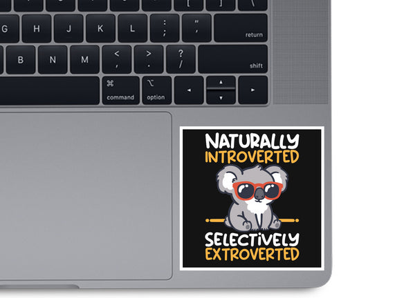 Koala Selectively Extroverted