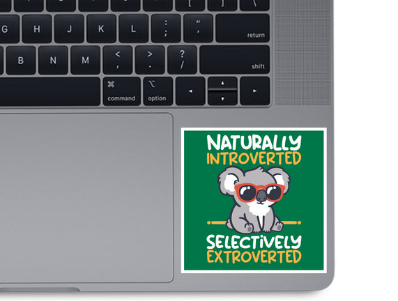 Koala Selectively Extroverted