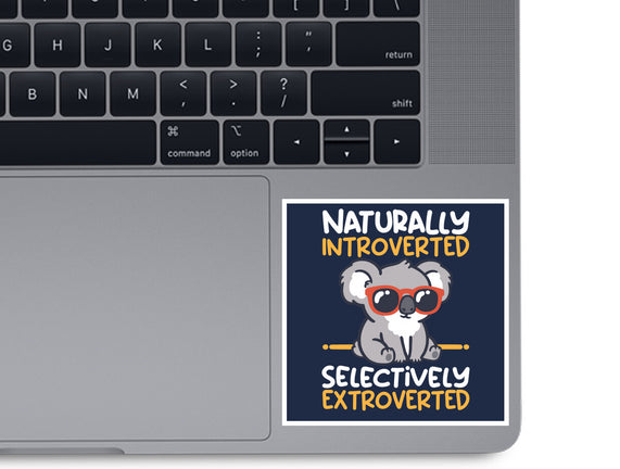 Koala Selectively Extroverted