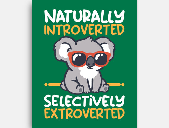 Koala Selectively Extroverted