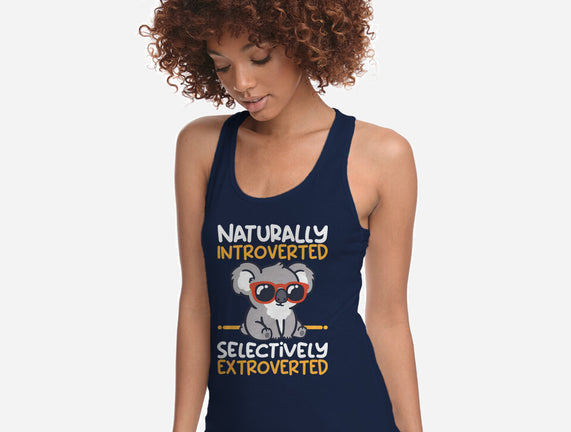 Koala Selectively Extroverted