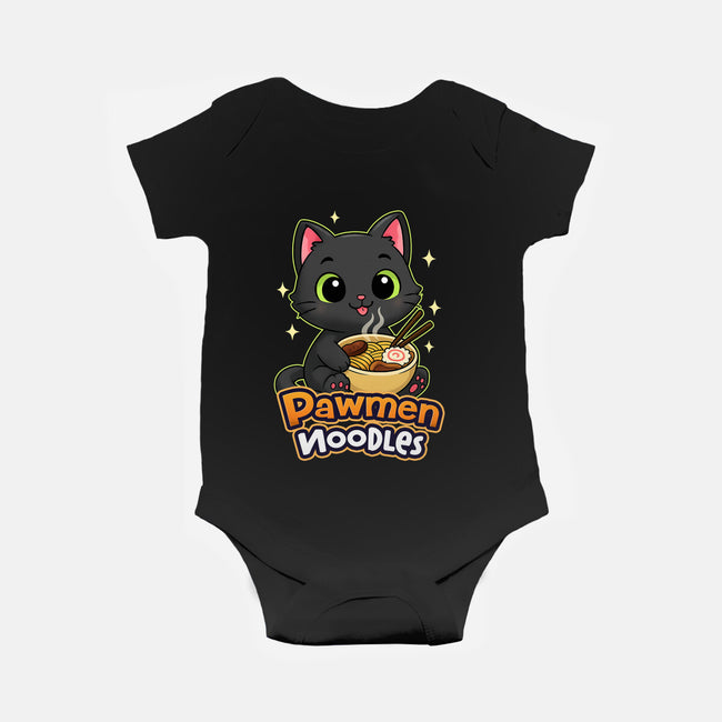 Pawmen Noodles-Baby-Basic-Onesie-Lorets