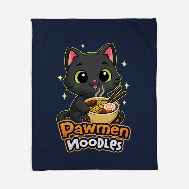 Pawmen Noodles-None-Fleece-Blanket-Lorets