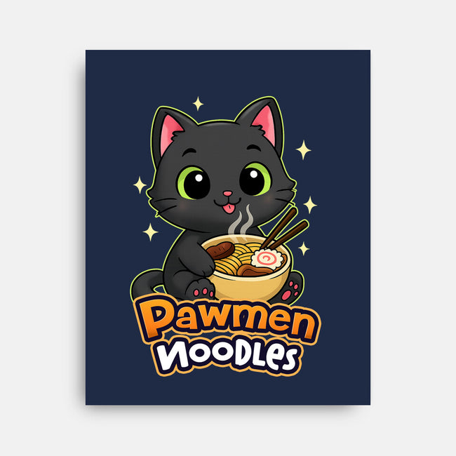 Pawmen Noodles-None-Stretched-Canvas-Lorets