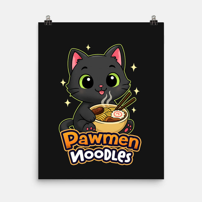 Pawmen Noodles-None-Matte-Poster-Lorets