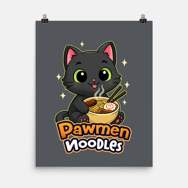 Pawmen Noodles-None-Matte-Poster-Lorets