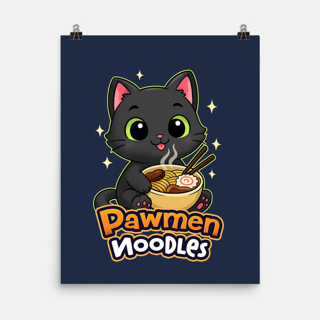 Pawmen Noodles-None-Matte-Poster-Lorets