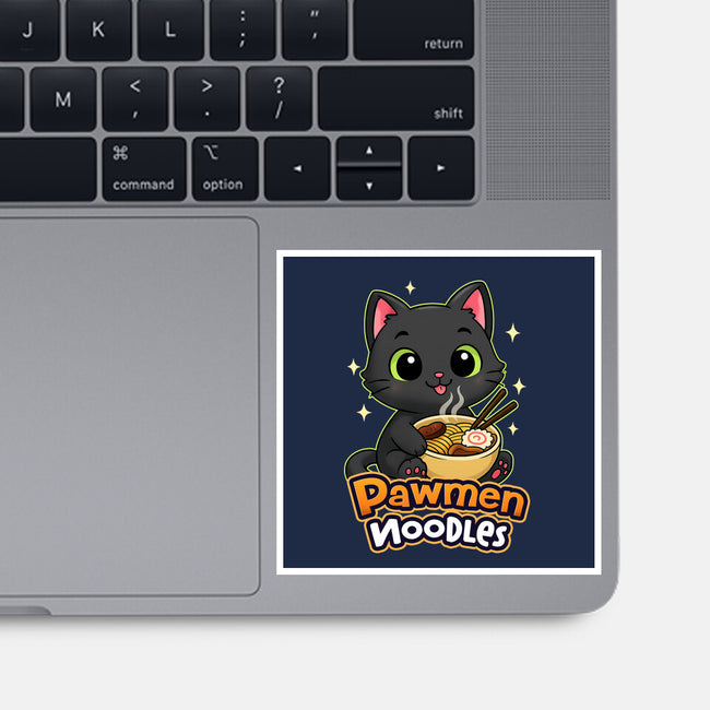 Pawmen Noodles-None-Glossy-Sticker-Lorets