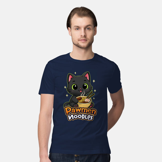 Pawmen Noodles-Mens-Premium-Tee-Lorets