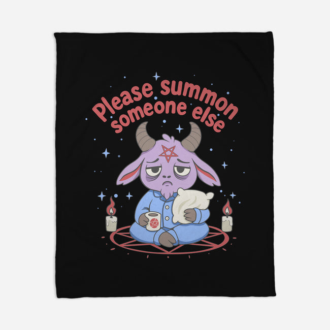 Please Summon Someone Else-None-Fleece-Blanket-Loobs