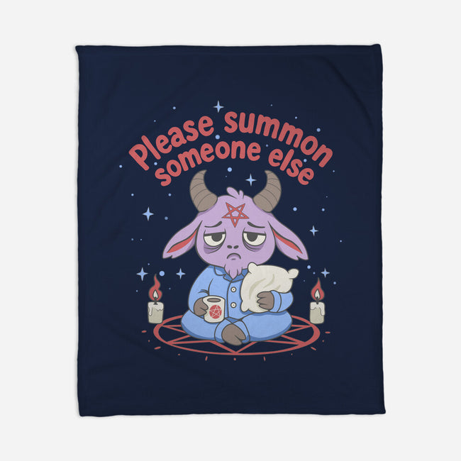 Please Summon Someone Else-None-Fleece-Blanket-Loobs