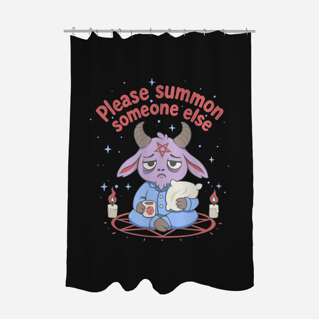 Please Summon Someone Else-None-Polyester-Shower Curtain-Loobs