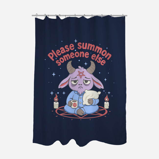 Please Summon Someone Else-None-Polyester-Shower Curtain-Loobs