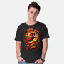 Always Down For Dino Movies-Mens-Basic-Tee-patrickgp