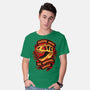 Always Down For Dino Movies-Mens-Basic-Tee-patrickgp