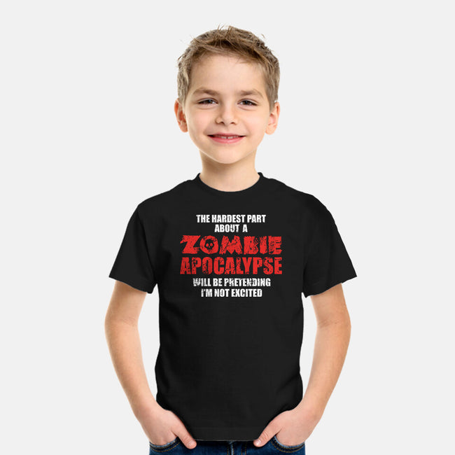 Zombie Apocalypse-Youth-Basic-Tee-demonigote
