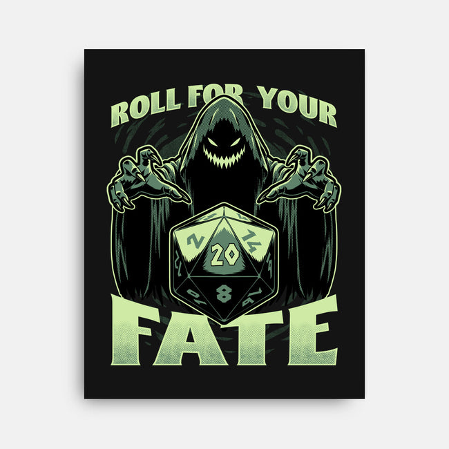 RPG Dice Fate-None-Stretched-Canvas-Studio Mootant